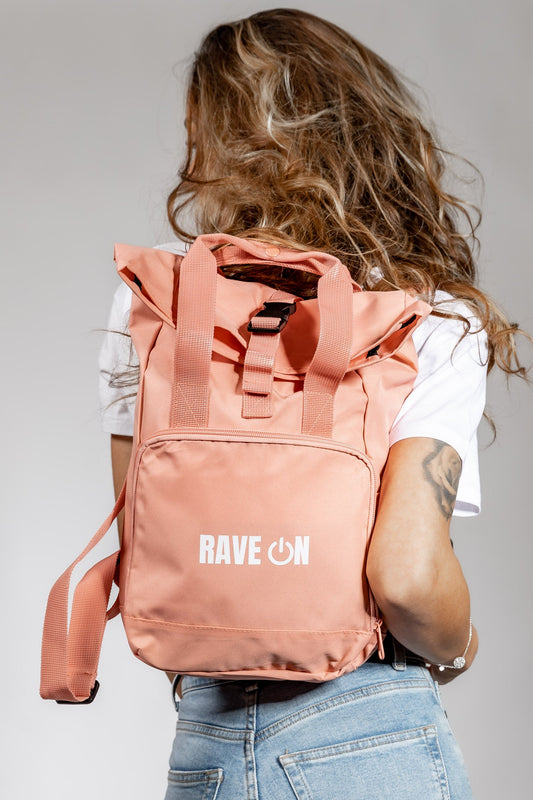 Technoartig Rucksack - Rose Farbe - Rave