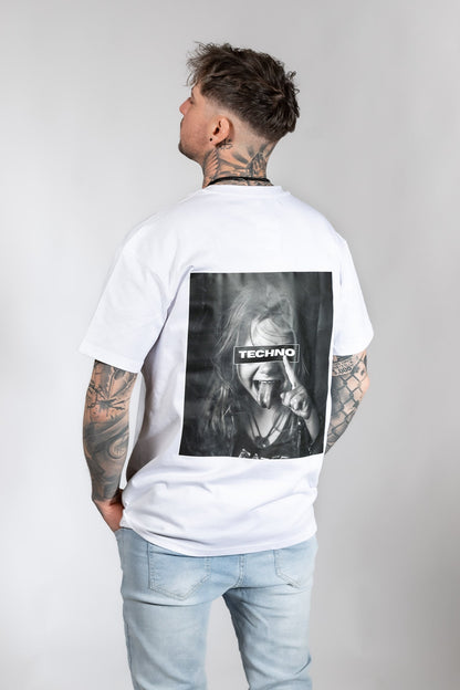 Technoartig - Techno Girl - Shirt  - weiß