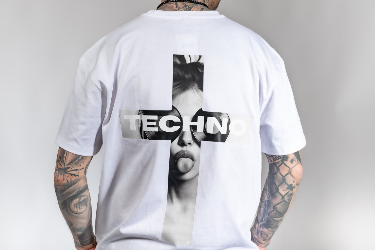 Technoartig - Techno Kreuz - Oversize - Back