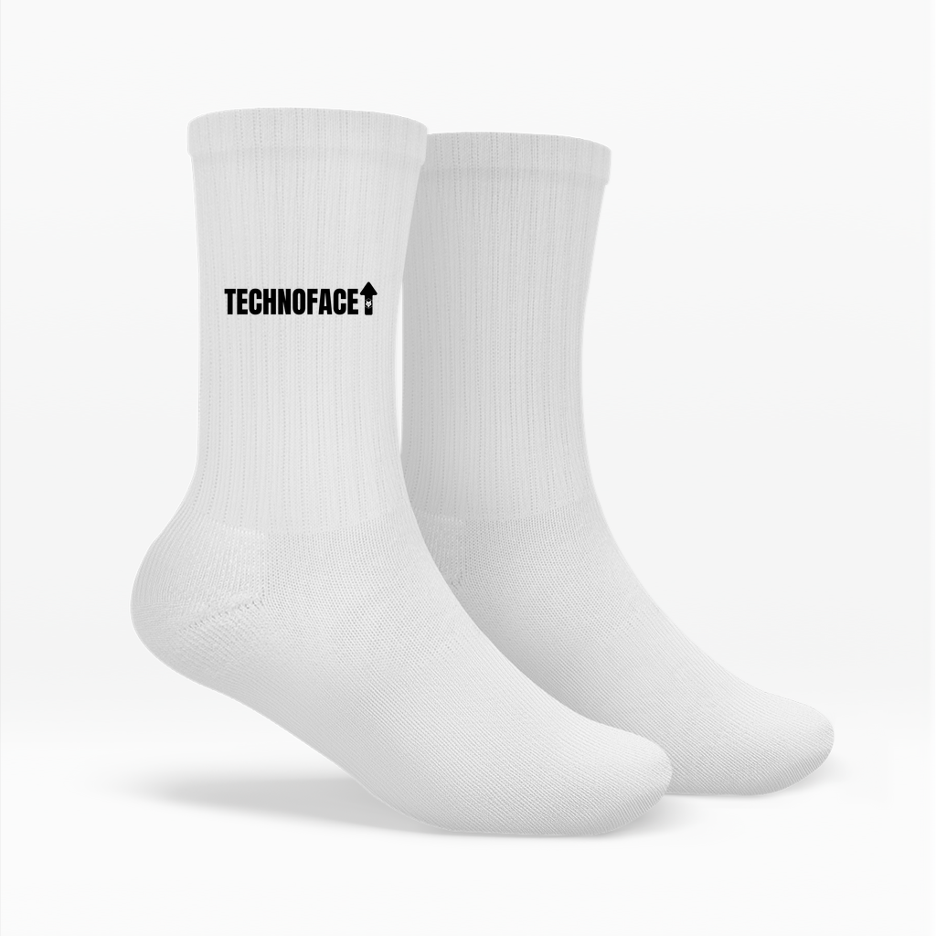 Tennissocken Techno Face - Socken mit Print