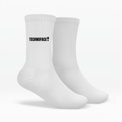 Tennissocken Techno Face - Socken mit Print