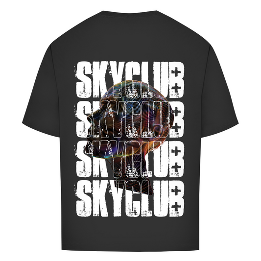 Oversize T-Shirt - Sky Club Techno Head